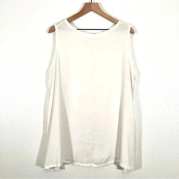 Bryn Walker White Tank Top - Picture 2 of 9